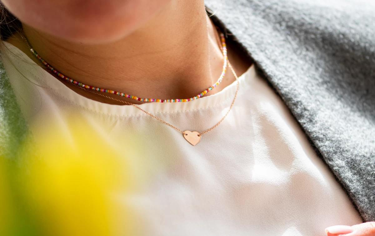 Szív Ezüst Nyaklánc