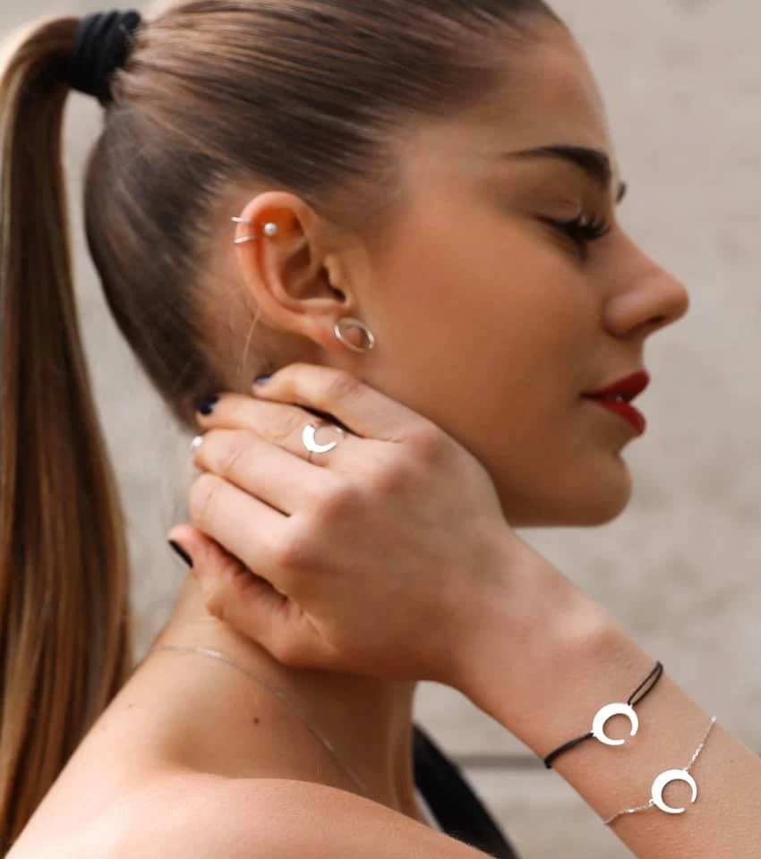 Grav Moon Ezüst Gyűrű