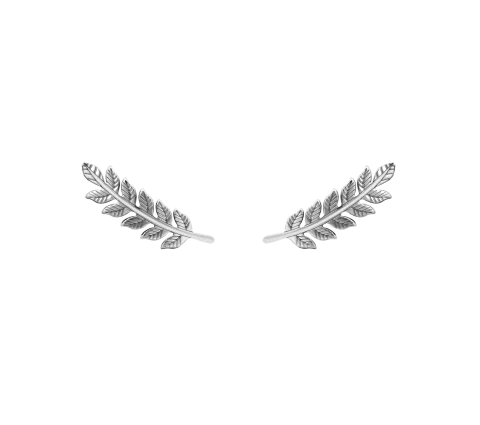 Grav Leaf Ezüst Fülbevaló