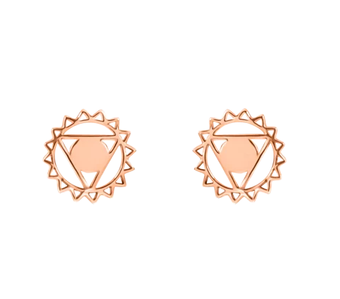 GRAV Torok Csakra Kontúr Arany 14K Fülbevaló