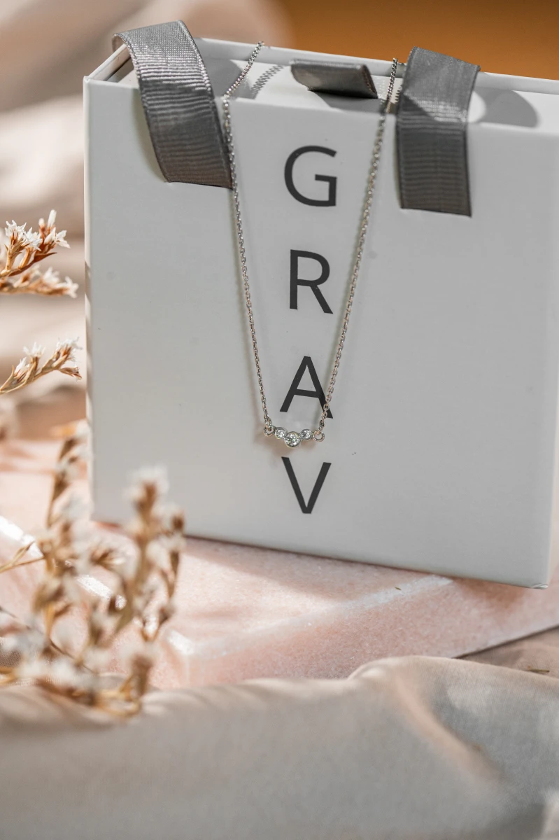 Grav Chloee 3 Curve Ezüst 925 Nyaklánc