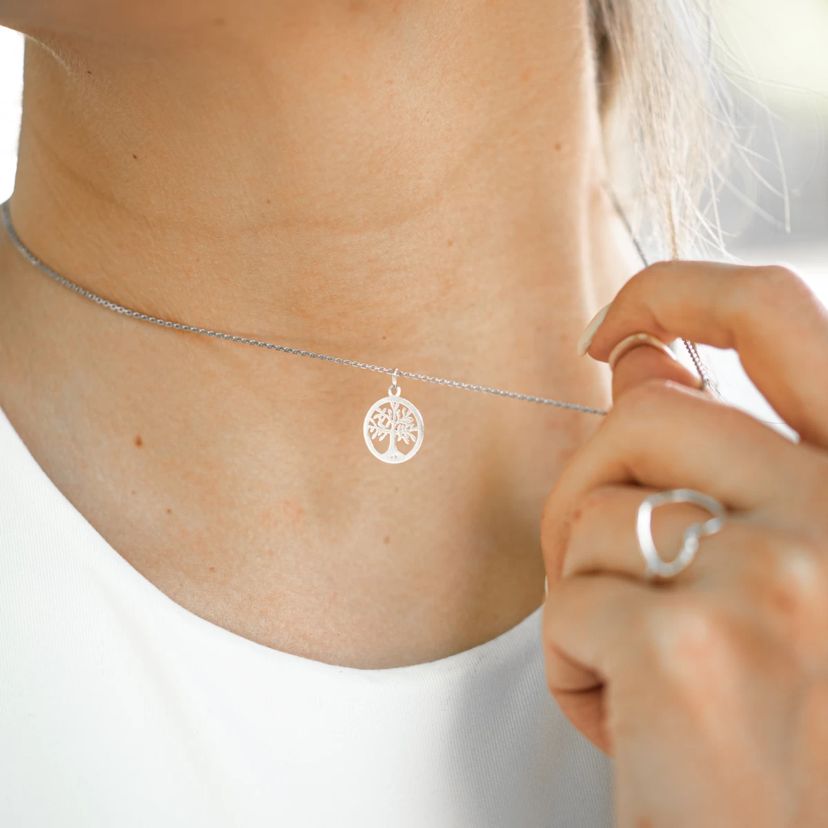 Grav Életfa Ezüst 925 Nyaklánc