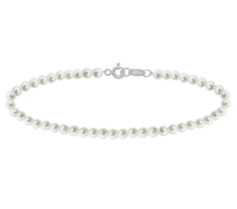 Grav White Ghost Pearl Ezüst 925 Bokalánc
