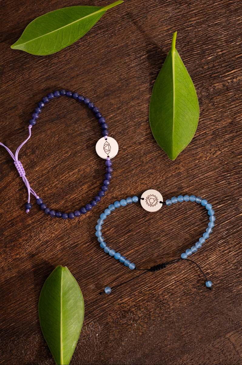 Torok Csakra Vörös Arany 14K Makramé Karkötő