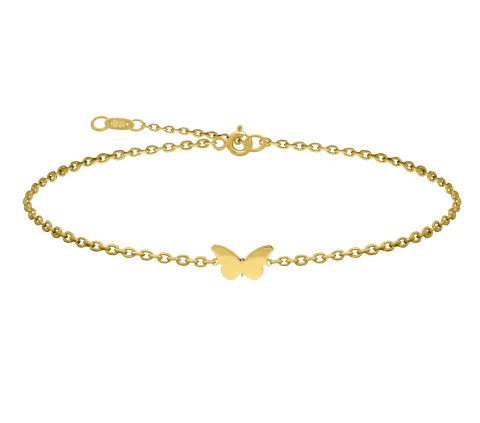 Grav Butterfly Arany 14K Bokalánc