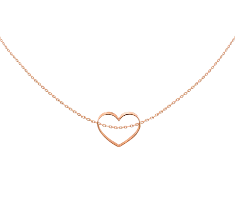 GRAV Daisy Heart Arany 14K Nyaklánc