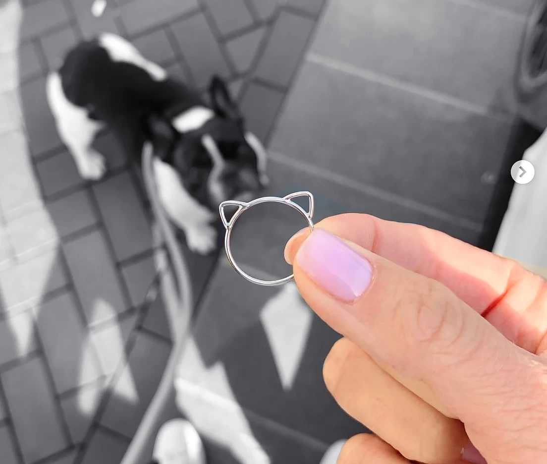 Grav Cat Ezüst 925 Gyűrű