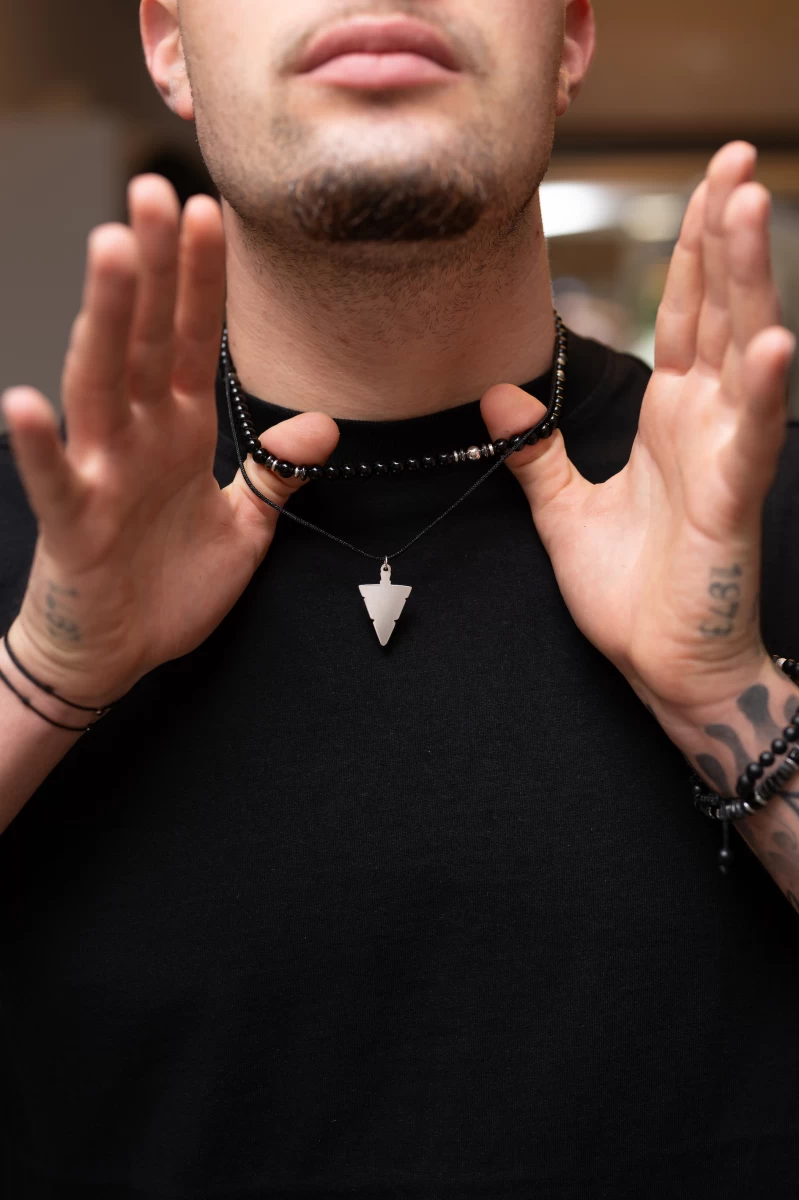 GRAV Men Arrow Arany 14K Nyaklánc