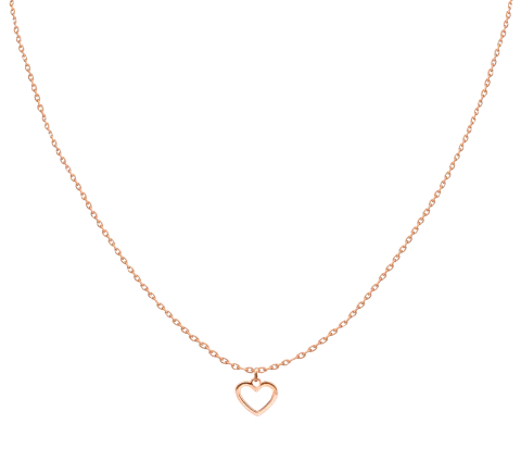 GRAV Baby Heart Contour Arany 14K Nyaklánc