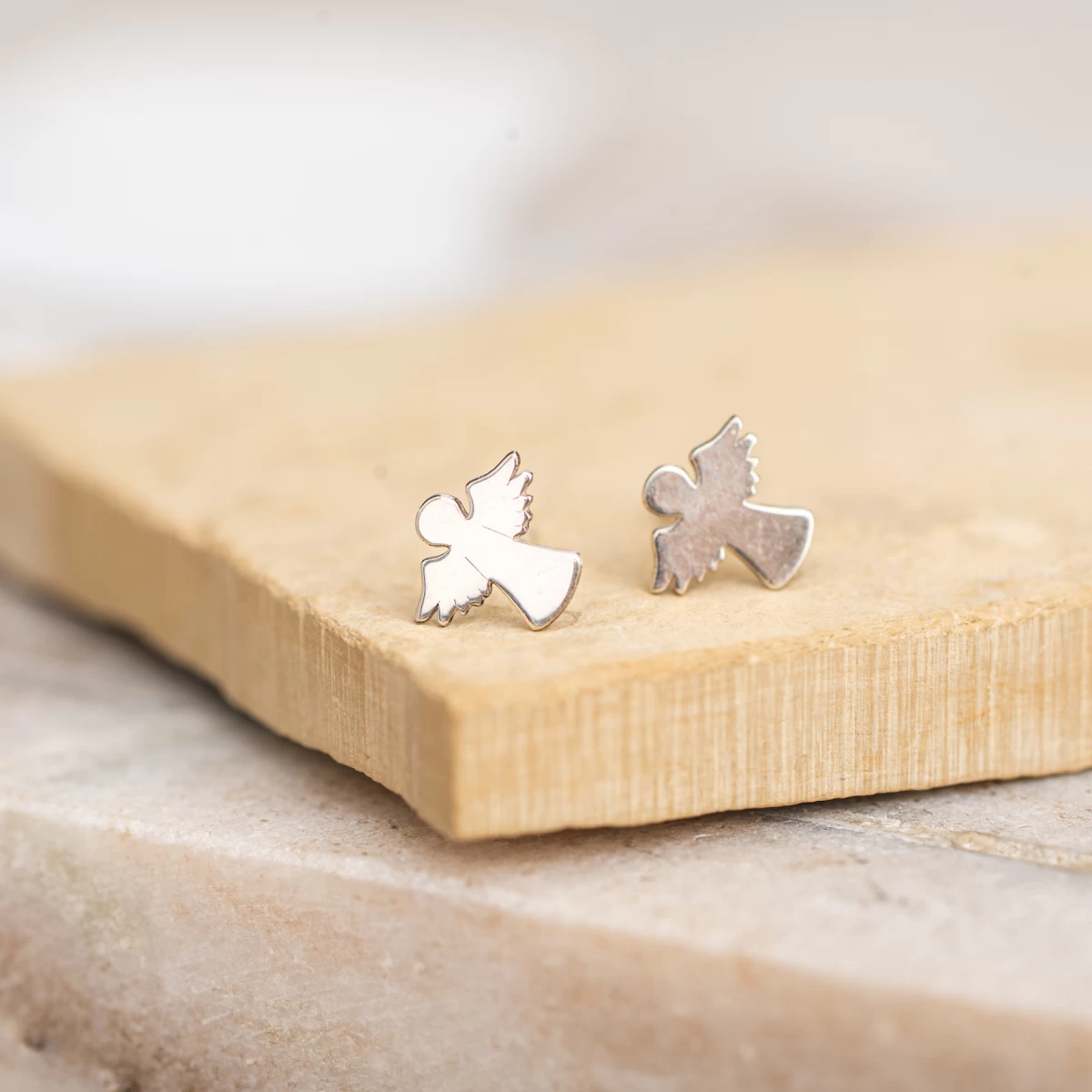 Angyal Ezüst Fülbevaló