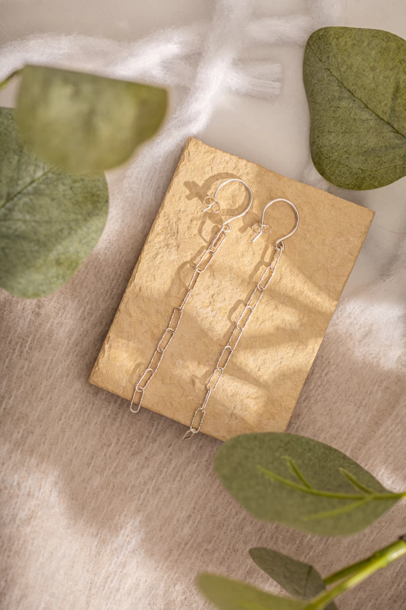 GRAV Paperclip Ezüst 925 Fülbevaló