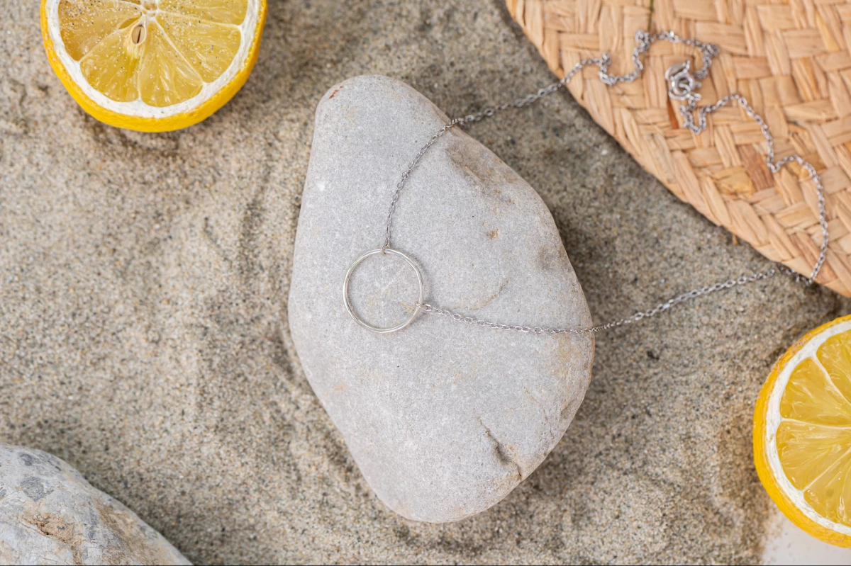 Grav Circle Ezüst 925 Nyaklánc